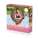 Dmuchane koło plażowe do pływania brązowy Donut 107cm BESTWAY
