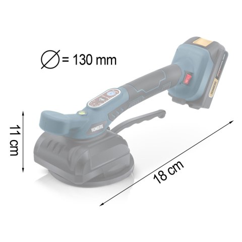 Przyssawka wibrująca do płytek próżniowa elektryczna do 100 kg Humberg HM-160