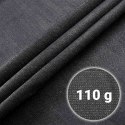 Siatka cieniująca 1,2x50m 110g/m2 + 50 zacisków szara
