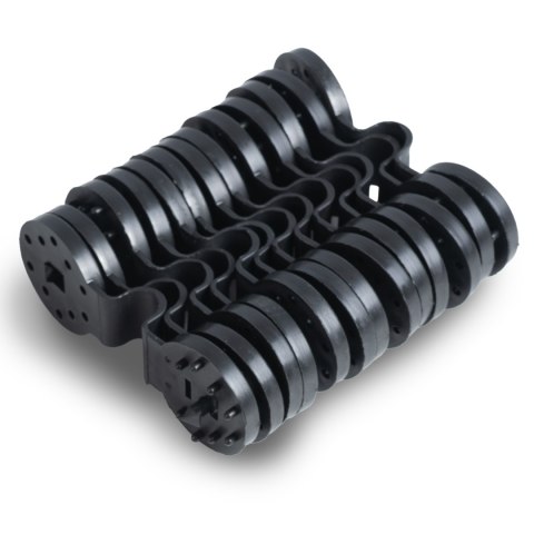 Siatka cieniująca 1,2x50m 140g/m2 + 50 zacisków szara