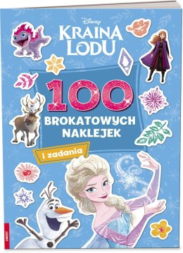 Ameet: DISNEY - Kraina Lodu. 100 Brokatowych Naklejek