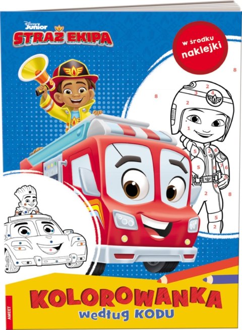 Ameet: DISNEY - Straż Ekipa. Kolorowanka Według Kodu