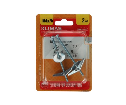 KOTWY SPRĘŻYNOWE BM-04075*P2 TYPU PARASOLKA WKRĘT-MET KLIMAS