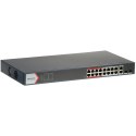 SWITCH POE DS-3E1318P-EI(B) 16-PORTOWY SFP Hikvision