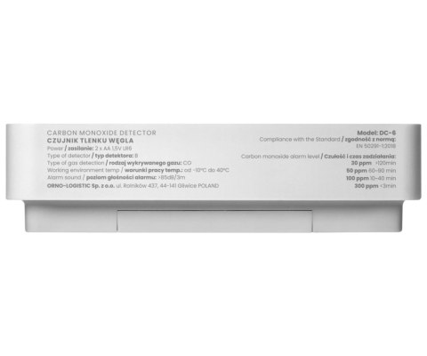 ZESTAW CZUJEK TLENKU WĘGLA (CZADU) I DYMU DC-7 Virone