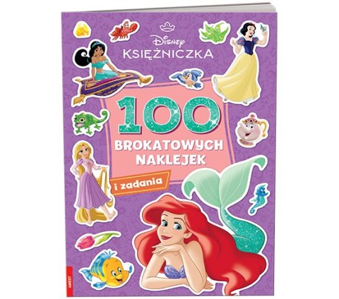 Ameet: DISNEY Princess - 100 Brokatowych Naklejek