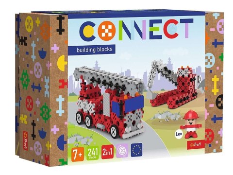 Fire Truck / Crawler Excavator - M | Klocki Connect