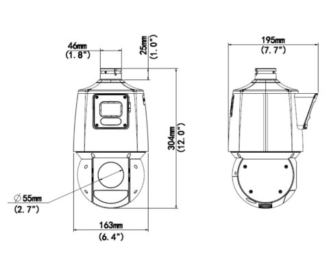 KAMERA IP SZYBKOOBROTOWA IPC94144SFW-X25-F40C LightHunter - 4 Mpx 4.8 ... 120 mm UNIVIEW