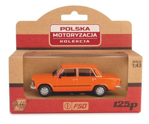 Kolekcja PRL - Fiat 125P Pomarańczowy