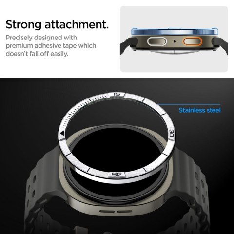 Spigen Bezel Tune Pilot - Obudowa / Pierścień ochronny do Samsung Galaxy Watch 8 44 mm (Silver)