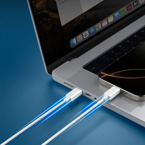Spigen EB6010CC Essential - Kabel USB-C do USB-C PD 60W 1m (Biały)