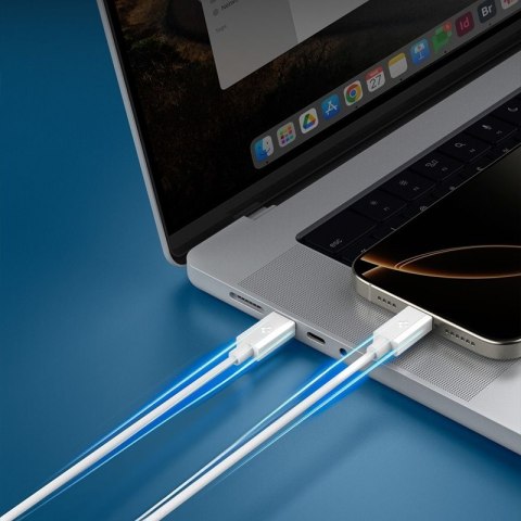 Spigen EB6020CC Essential - Kabel USB-C do USB-C PD 60W 2m (Biały)