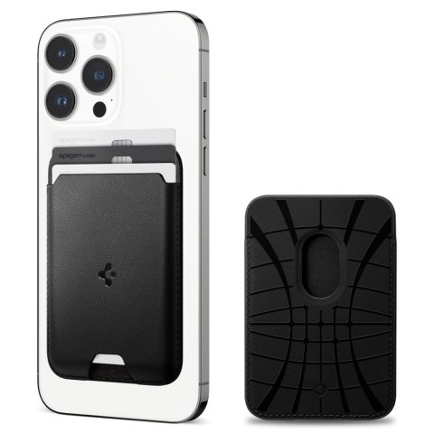 Spigen Valentinus Pro MagSafe - Portfel magnetyczny (Black)