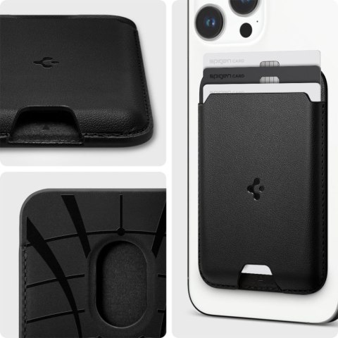 Spigen Valentinus Pro MagSafe - Portfel magnetyczny (Black)
