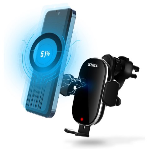 UCHWYT SAMOCHODOWY DO URZĄDZEŃ MOBILNYCH AB-AURUM-BLACK ZACISKOWY Xblitz