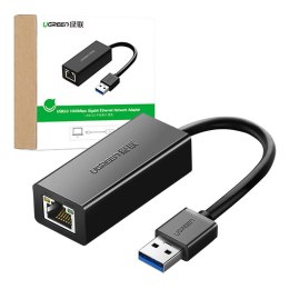 Adapter UGREEN CR111 USB-A-RJ45 Gigabit (czarny)