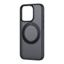Zestaw ochronny BASEUS SkyRing Magnetic iPhone 15 Pro (czarny)