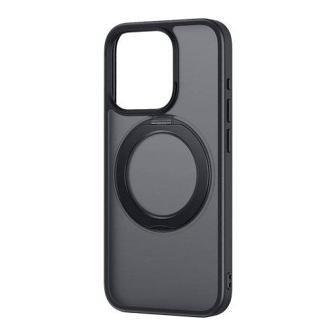 Zestaw ochronny BASEUS SkyRing Magnetic iPhone 15 Pro (czarny)