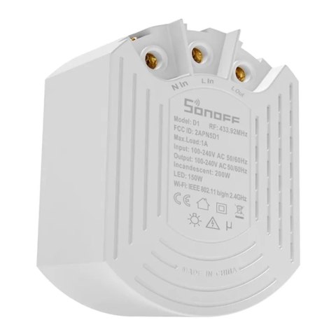 Ściemniacz SONOFF D1 Wi-Fi z pilotem RM433R2