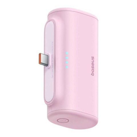 Powerbank Baseus Compact USB-C 5000mAh, 20W (różowy)