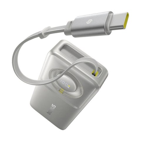 Powerbank Baseus OS Free2Pull 10000mAh 30W +kabel (szary)