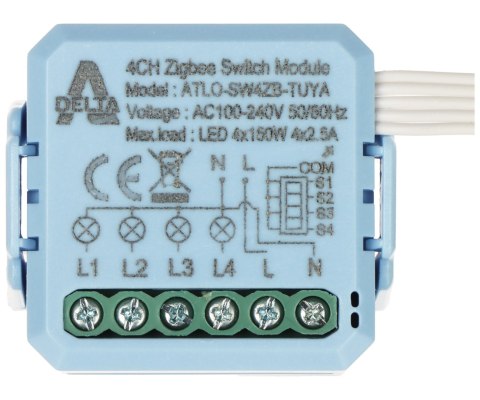 INTELIGENTNY PRZEŁĄCZNIK ATLO-SW4ZB-TUYA ZigBee, Tuya Smart