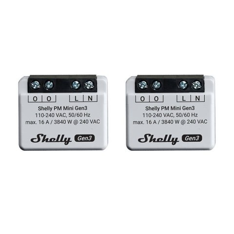 Sterownik SHELLY PM Mini Gen3 Wi-Fi/Bluetooth 2szt